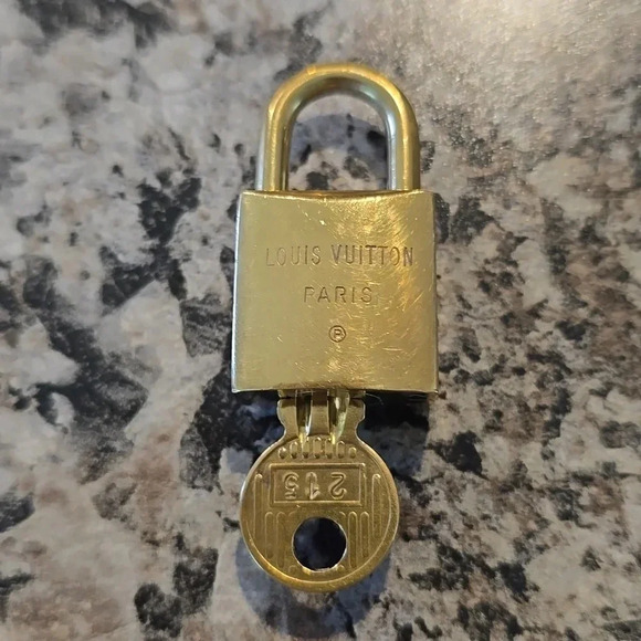 Louis Vuitton Gold Padlock with Key #215 - Picture 2 of 5